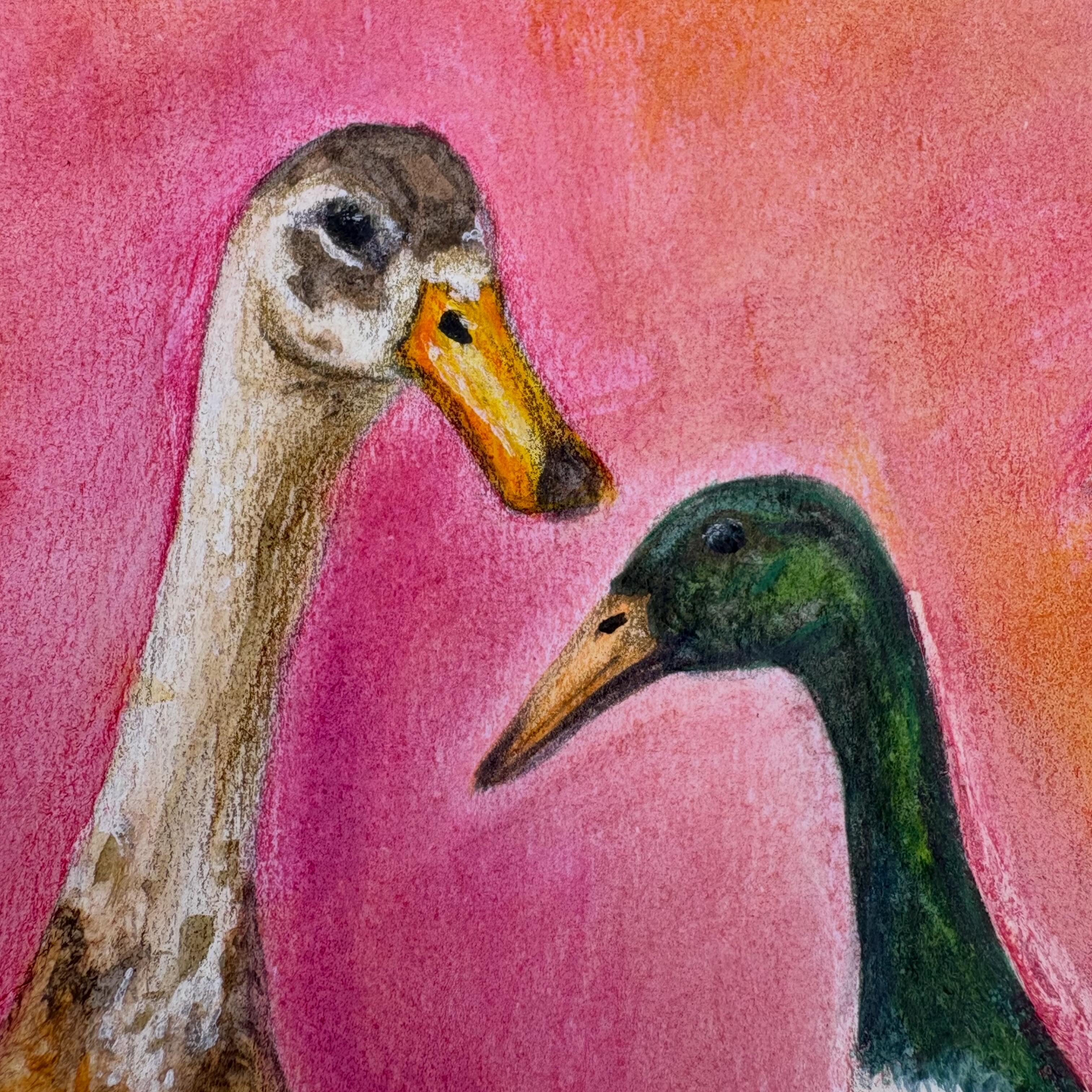 8x8” ‘Ducks in Bloom’ Prints