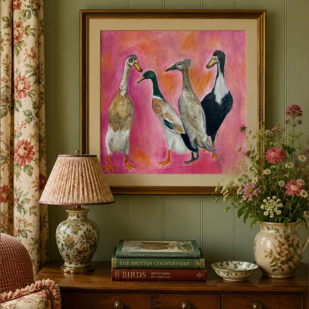 *Original* ‘Ducks in Bloom’ painting